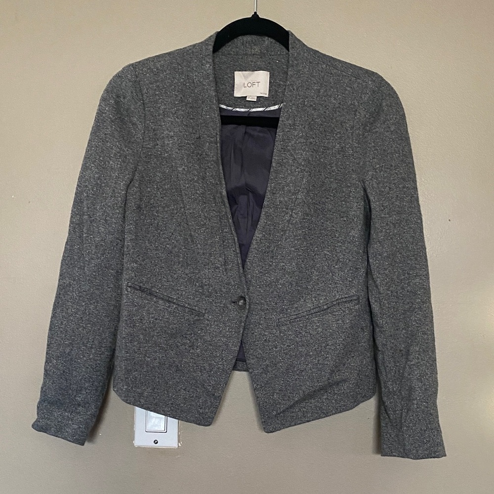LOFT Charcoal Gray Women's Blazer
